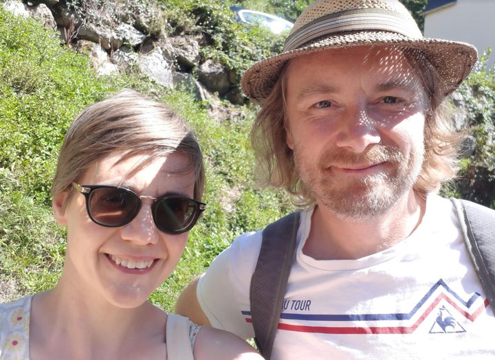Lydia Guthrie with her husband Mark