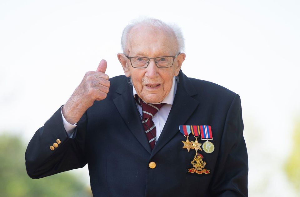 99-year-old war veteran Captain Tom Moore