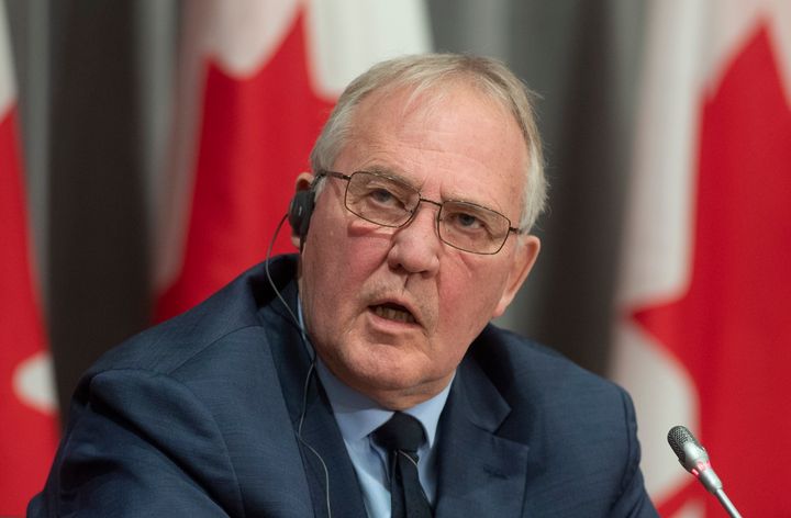 Public Safety and Emergency Preparedness Minister Bill Blair speaks at a news conference in Ottawa on April 20, 2020.