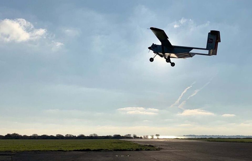 Windracer undated handout photo of their Ultra UAV aircraft drone. 