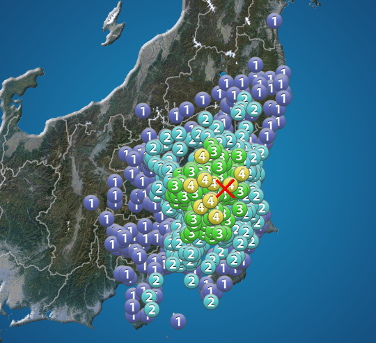 関東地方で震度4の地震 埼玉県 茨城県 群馬県 千葉県 栃木県 ハフポスト