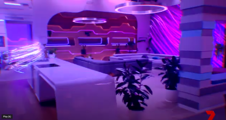 The Big Brother Australia living room. 