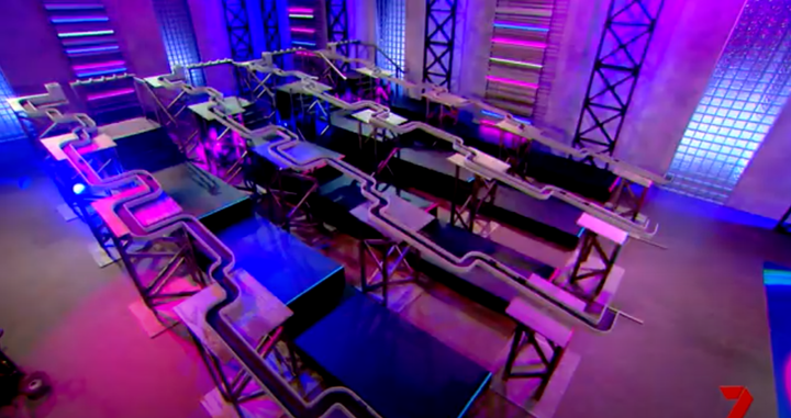 A puzzle room perhaps inside the Big Brother Australia house?