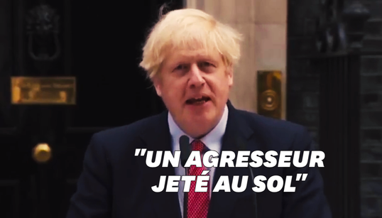 Pâle mais guéri, Johnson jure que la courbe “commence à s’inverser” au