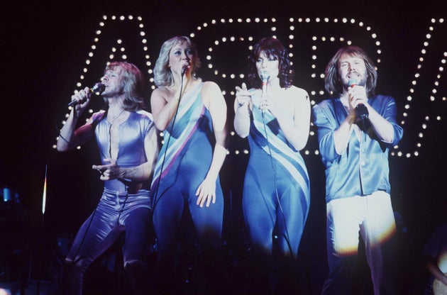 ABBA (L-R) Bjorn Ulvaeus, Agnetha Faltskog, Anni Frid Lyngstad and Benny Andersson