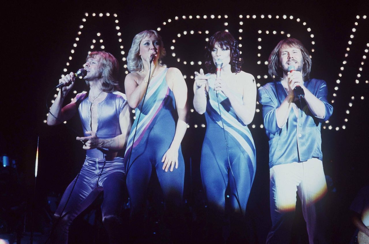 ABBA (L-R) Bjorn Ulvaeus, Agnetha Faltskog, Anni Frid Lyngstad and Benny Andersson