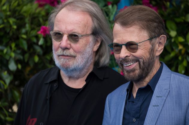 Benny Andersson (L) and Bjorn Ulvaeus.