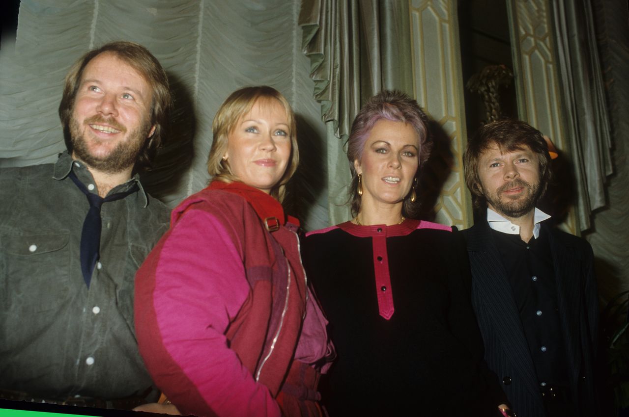 ABBA (L-R) Benny Andersson, Agnetha Fältskog, Anni-Frid Lyngstad and Björn Ulvaeus.