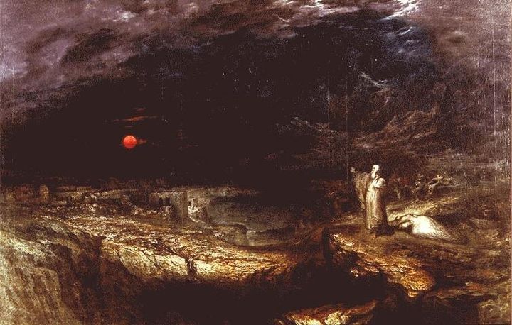 The Last Man (Ο τελευταίος Ανθρωπος) Ρομαντικός πίνακας του Τζον Μάρτιν από το 1849 εμπνευσμένος από τομυθιστόρημα της Μαίρης Σέλεϊ