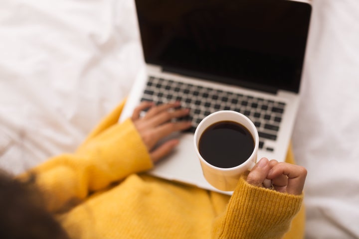 Brewing smaller amounts of coffee several times throughout the day can help break up your day as you work from home.