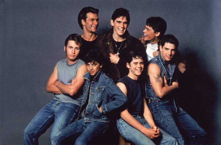 The cast of 1983's "The Outsiders," directed by Francis Ford Coppola, turned out to be truly star-studded. Top row, left to right: Patrick Swayze, Matt Dillon, Rob Lowe; bottom row, left to right: Emilio Estevez, Ralph Macchio, Thomas C. Howell and Tom Cruise.