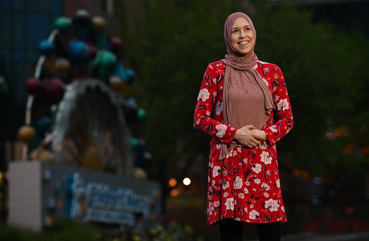 Kaitlin Abdelrahman with On Call Halal organizes and delivers halal meals to Muslim medical professionals at Kansas City-area hospitals during the month of Ramadan. Because of social distancing during the coronavirus pandemic, the meals are loaded and unloaded from the trunk of her car. On the first night, Abdelrahman delivered meals to Children's Mercy hospital, Friday, Apr. 24, 2020.