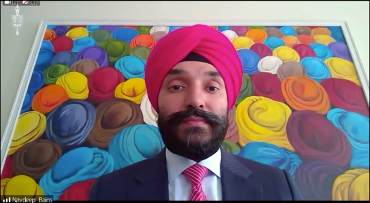 Minister of Innovation, Science and Industry Navdeep Bains.