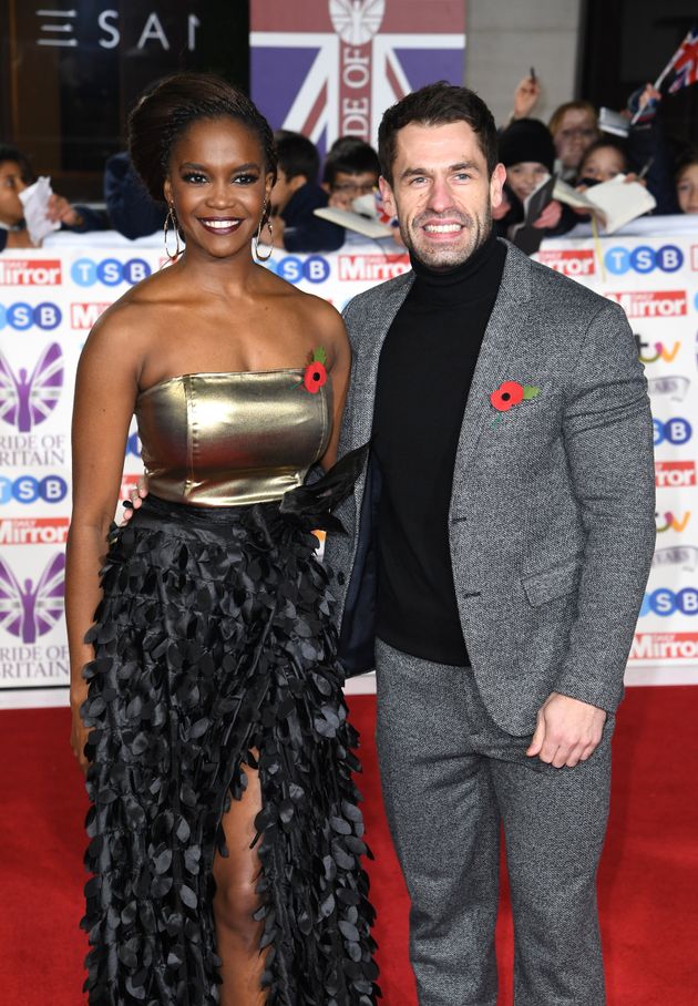 2019 Strictly champs Oti Mabuse and Kelvin Fletcher.