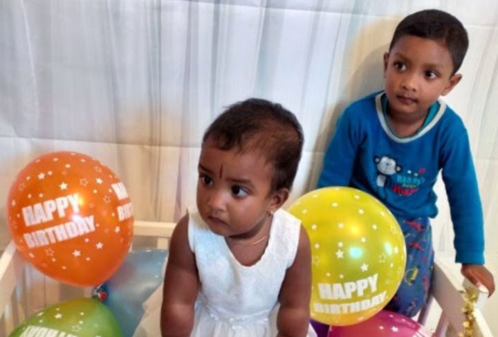 Baby girl, Pavinya Nithiyakumar, aged 19 months, and three-year-old Nigish Nithiyakumar were killed in the attack 