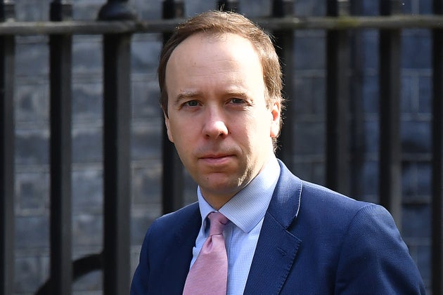 Health Secretary Matt Hancock arrives in Downing Street