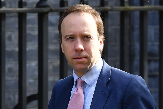 Health Secretary Matt Hancock arrives in Downing Street 