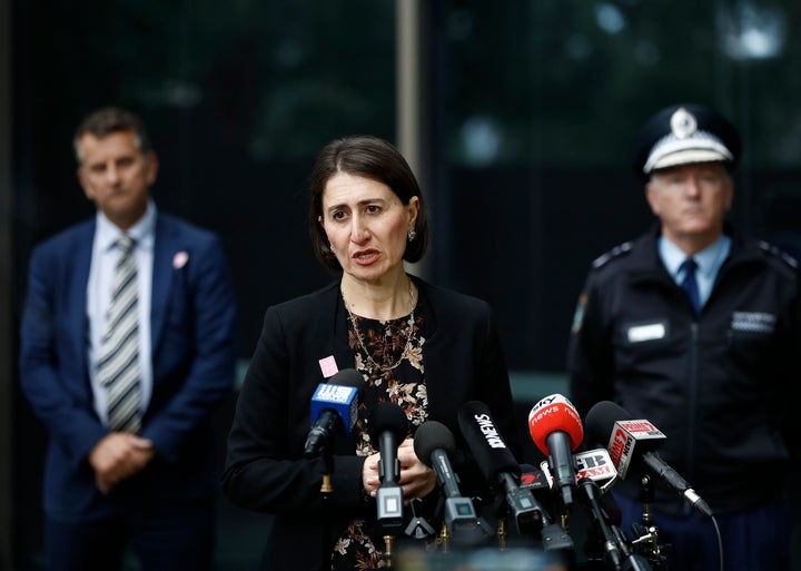 NSW Premier Gladys Berejiklian speaks during a media briefing on April 29, 2020 in Sydney, Australia. NSW Premier Gladys Berejiklian has announced that COVID-19 lockdown measures will ease slightly this week. (Photo by Ryan Pierse/Getty Images)