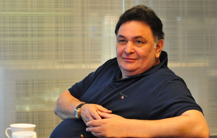 Actor Rishi Kapoor during an interview on March 10, 2014 in Chandigarh.