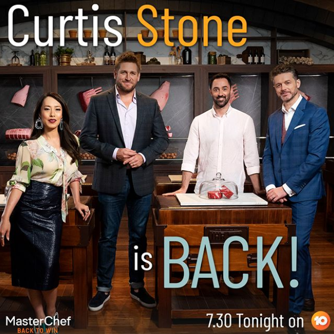Melissa Leong, Curtis Stone, Andy Allen and Jock Zonfrillo on MasterChef Australia: Back To Win