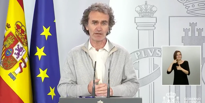 Fernando Simón, en rueda de prensa el 30 de abril de 2020.