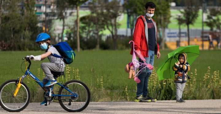 Paseo con niños desconfinamiento.