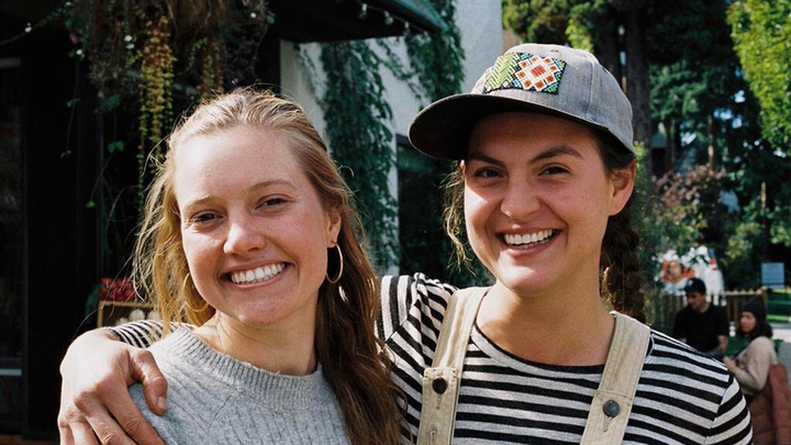 City Beet Farm owners Maddy Clerk, left, and Elana Evans, right.