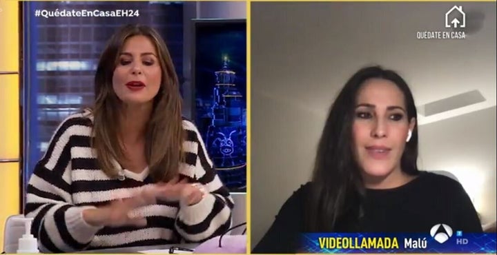 Nuria Roca y Malú.