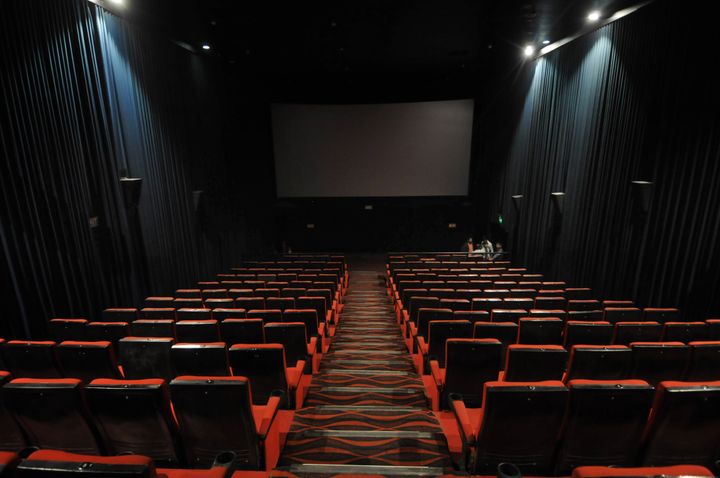 NOIDA, INDIA - MARCH 16: Movie Theater closed amid rising coronavirus fear, at sector 18 on March 16, 2020 in Noida, India. (Photo by Sunil Ghosh/Hindustan Times via Getty Images)