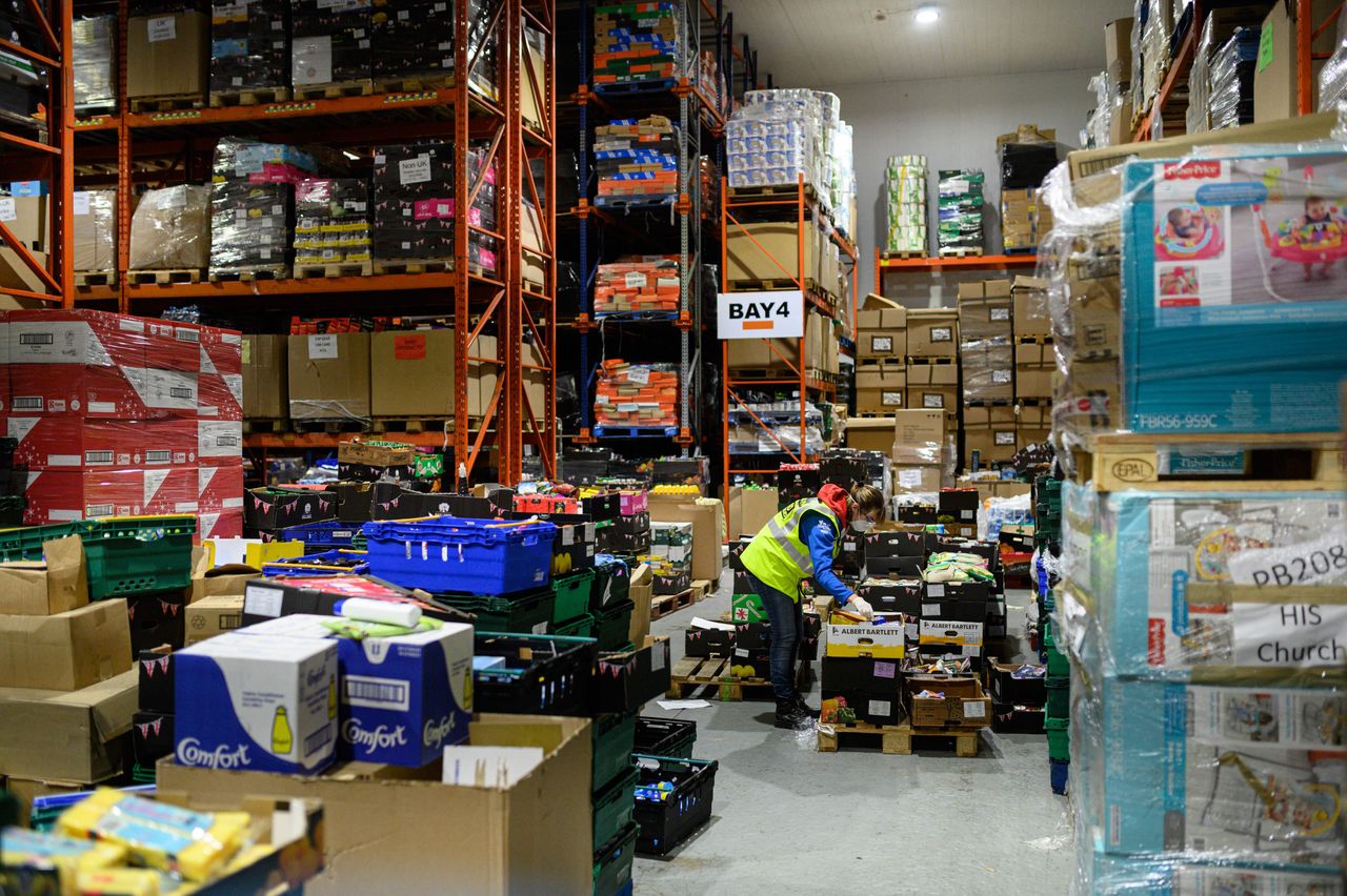 Demand at foodbanks across the UK as soared over the past few weeks. 
