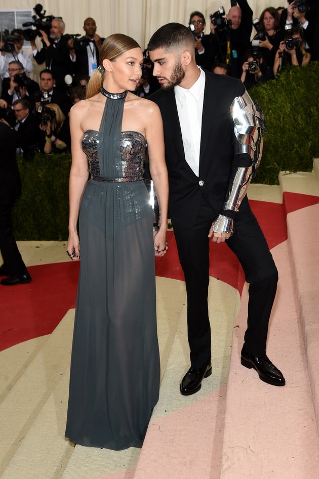 Gigi Hadid and Zayn Malik at the 2016 Met Gala