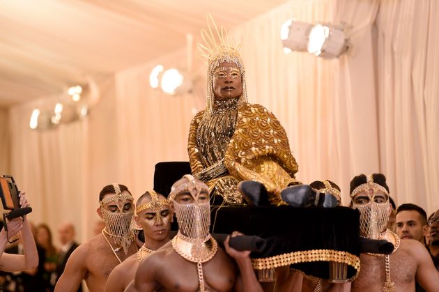 Billy Porter makes a grand entrance at the Met Ball in 2019