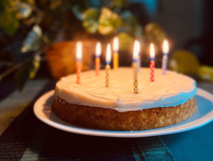 One editor made a delicious cake as a way to honor her dad's birthday.