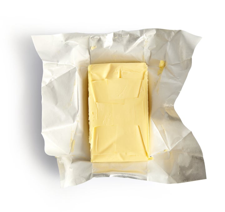 Keep your butter wrapped in its original packaging.