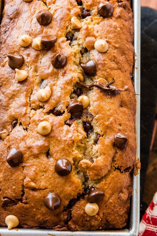 Get the Peanut Butter Banana Bread recipe from Oh Sweet Basil