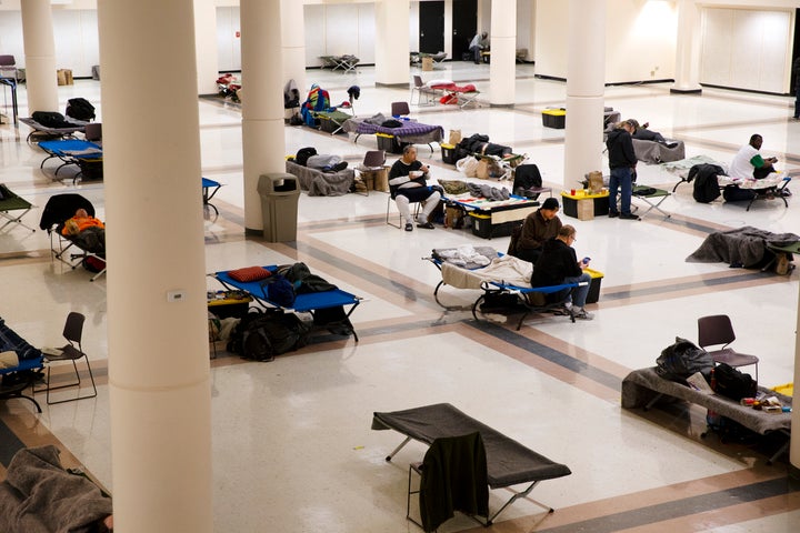 Seattle has already converted an event space into a temporary men's shelter for the homeless during the coronavirus pandemic.