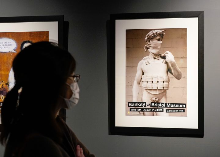 Εκθεση στην Ιαπωνία με τίτλο 'Banksy Genius or Vandal?' (Photo by Christopher Jue/Getty Images)