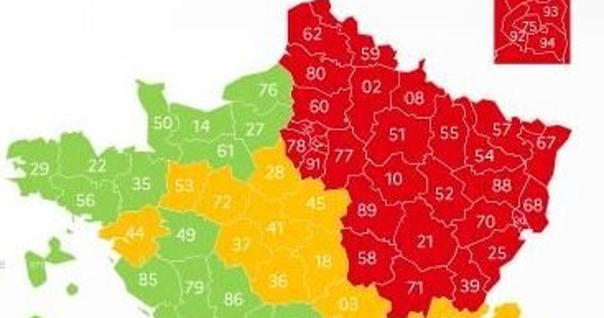 Carte Du Deconfinement 6 Departements Ont Change De Couleur Le Huffpost