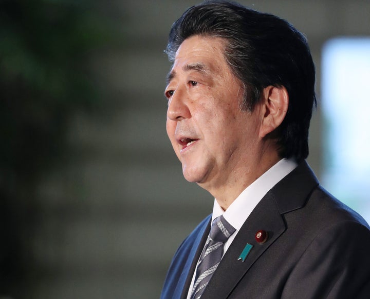 安倍晋三首相（2020年5月1日、首相官邸）