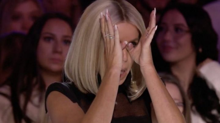 Amanda Holden was emotional as she picked her Golden Buzzer act