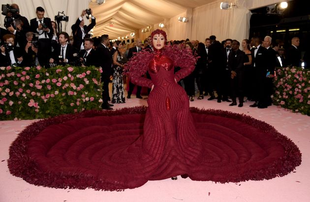 Cardi B at the Met Gala in 2019