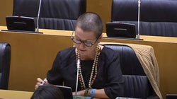 Miembros de Vox, indignados con esta diputada de ERC por lo que tiene sobre la