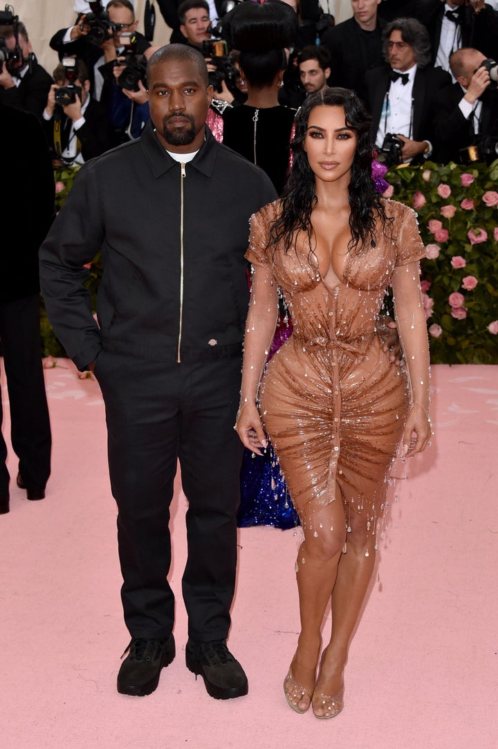 Kanye West and Kim Kardashian West at last year's Camp: Notes On Fashion Met Gala