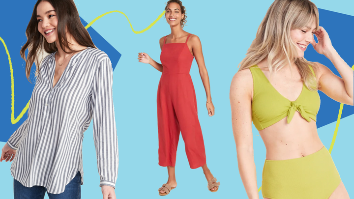 <a href="https://bit.ly/3fosmjB" target="_blank" rel="noopener noreferrer">Old Navy</a> is having a sale you’ll want to skim for hot weather lounge basics.