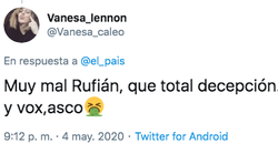 ERC no apoyará el estado de alarma y en Twitter rescatan esta frase de Rufián de hace un