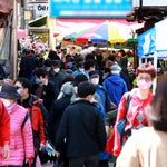 재난지원금 지급에 일부 동네 마트에서 벌어진