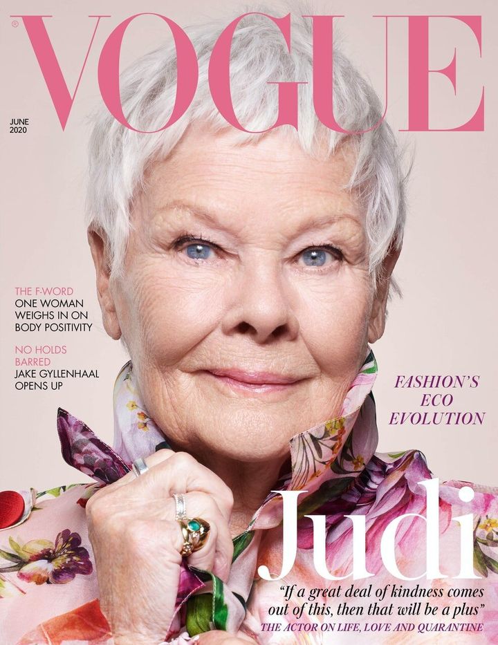 Dame Judi is Vogue's oldest ever cover star.