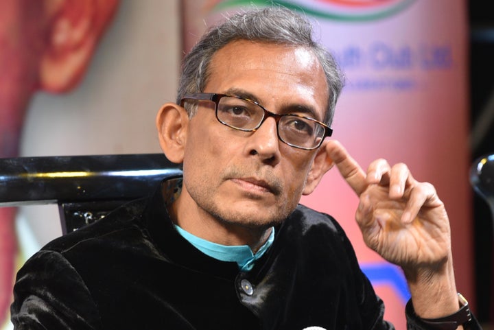  Nobel laureate Abhijit Banerjee during an interaction at South Club on January 27, 2020 in Kolkata.