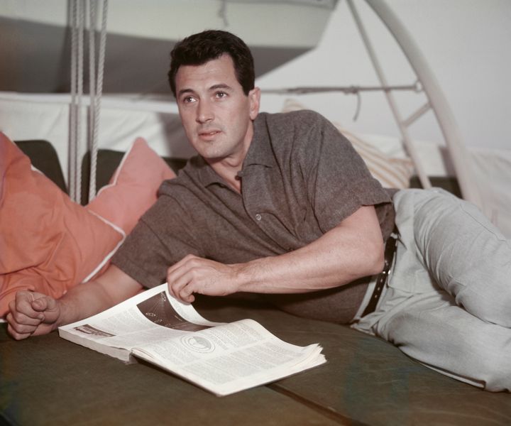The real Rock Hudson, pictured in the 1950s