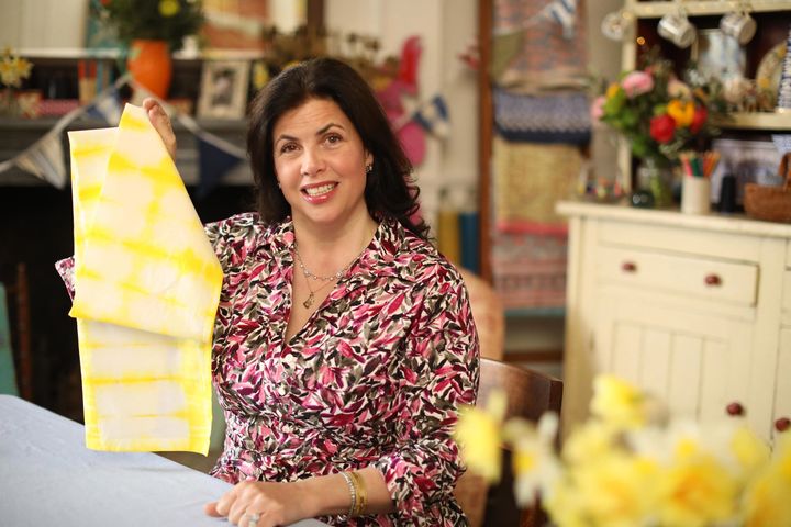 Kirstie Allsopp presents her new series Keep Crafting And Carry On from her home